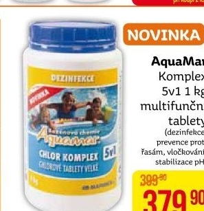 Přípravek do bazénu Chlor komplex Aquamar