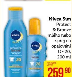 Mléko na opalování OF 20 Protect&amp