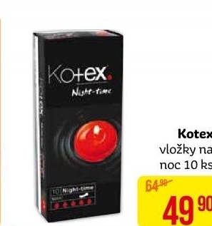 Vložky dámské na noc Kotex