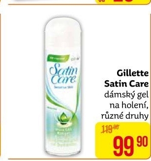 Gel na holení dámský Satin Care Gillette
