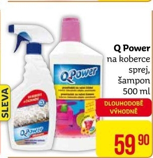 Čistič koberců šampon Q Power
