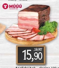 Anglický bok Maso uzeniny Písek