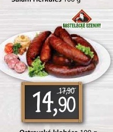 Ostravská klobása Kostelecké uzeniny