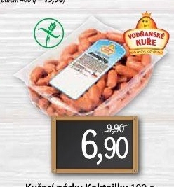 Párky kuřecí Koktejlky Vodňanské kuře