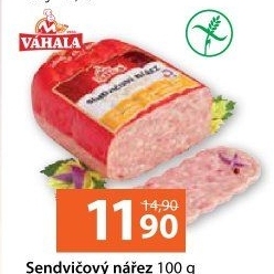 Nářez sendvičový Váhala
