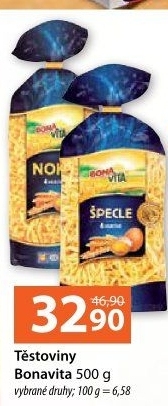 Testoviny vaječné Bonavita