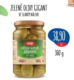 Olivy zelené Coop