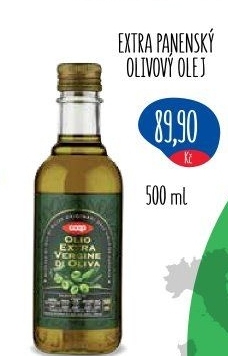 Olivový olej extra panenský Coop