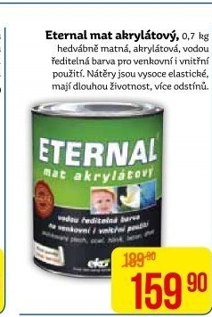 Akrylátová barva mat Eternal