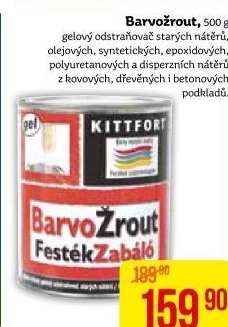 Odstraňovač nátěrů Barvožrout Kittfort