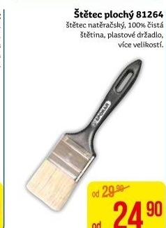 Plochý malířský štětec Spokar