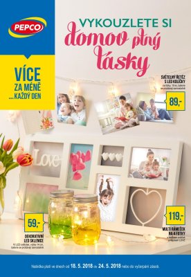 akční leták PEPCO 18.5.2018-24.5.2018
