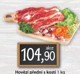 Hovězí přední s kostí