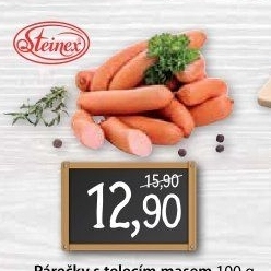 Párečky s telecím masem Steinex