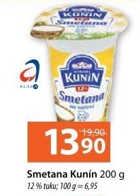 Smetana Kunín 12%