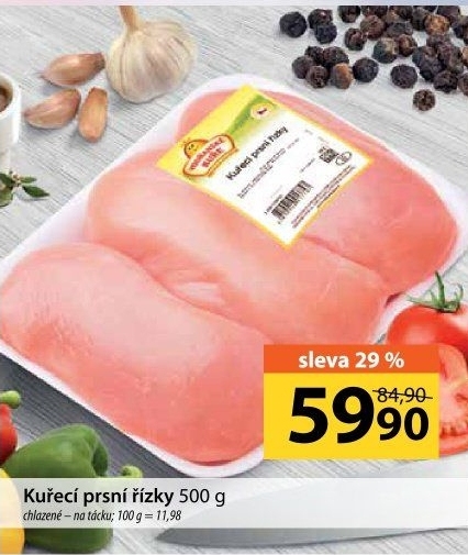 Kuřecí prsní řízky Vodňanské kuře