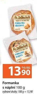 Formanka s náplní Fr. Odkolek