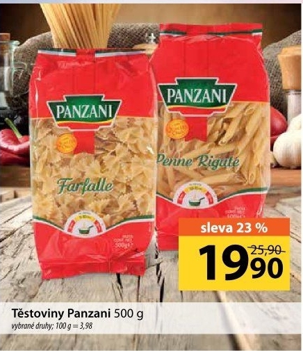 Těstoviny Panzani