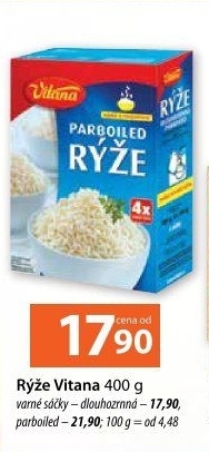 Rýže dlouhozrnná Vitana