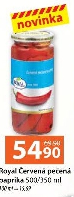 Paprika červená pečená Royal