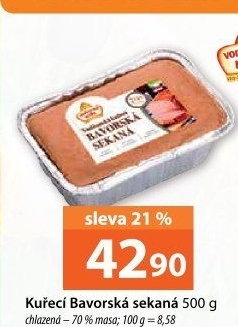 Sekaná drůbeží bavorská Vodňanské kuře