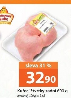 Kuřecí čtvrtky Vodňanské kuře