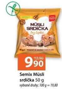 Müsli srdíčka Semix
