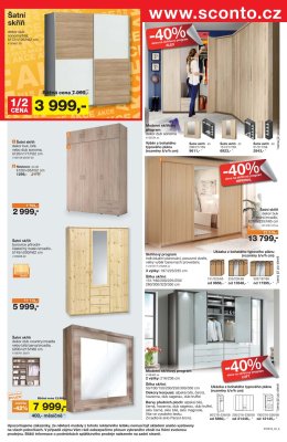 akční leták Sconto nábytek 23.5.2018-12.6.2018
