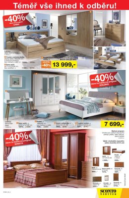 akční leták Sconto nábytek 23.5.2018-12.6.2018