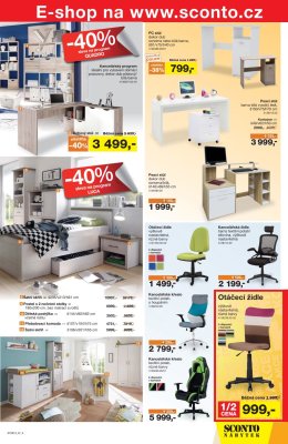 akční leták Sconto nábytek 23.5.2018-12.6.2018