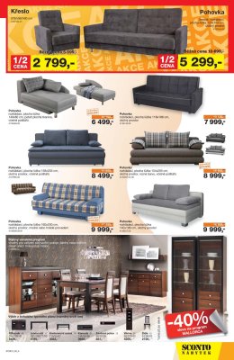 akční leták Sconto nábytek 23.5.2018-12.6.2018