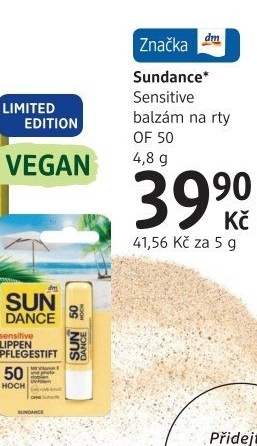 Balzám na rty OF 50 Sundance
