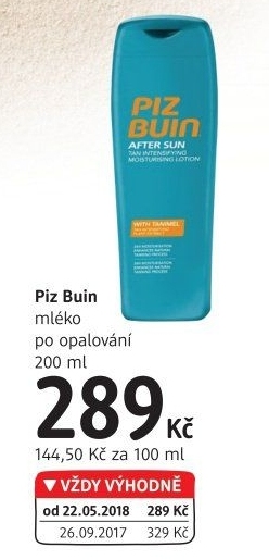 Mléko po opalování s chladivým efektem After Sun Piz Buin