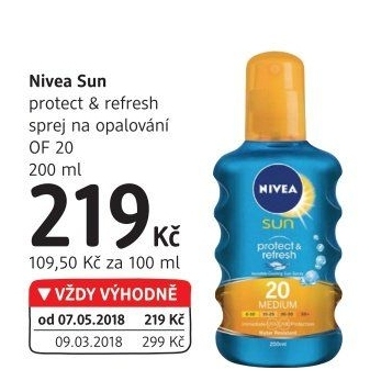 Sprej na opalování OF 20 Protect&amp