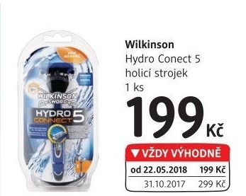 Holící strojek pánský Hydro 5 connect Wilkinson