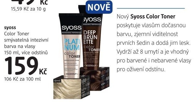 Barva na vlasy Color Toner Syoss