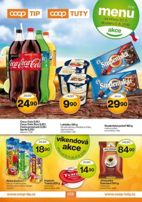 akční leták COOP 23.5.2018-5.6.2018