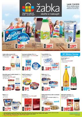 akční leták Žabka 23.5.2018-5.6.2018