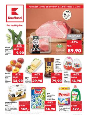 akční leták Kaufland 31.5.2018-6.6.2018