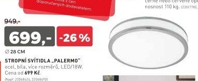 Stropní svítidlo PALERMO