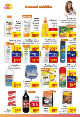 akční leták Teta drogerie 31.5.2018-9.6.2018