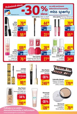 akční leták Teta drogerie 31.5.2018-9.6.2018