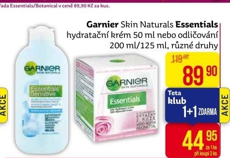 Odličovače Essentials Garnier