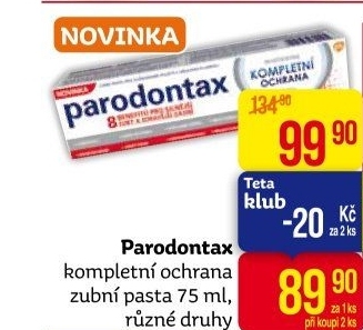 Pasta na zuby Kompletní ochrana Parodontax