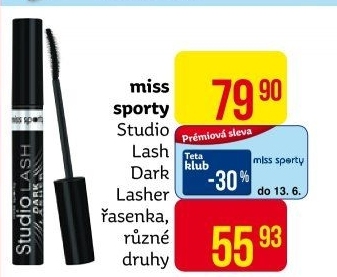 Řasenka Studio Lash Dark Miss Sporty