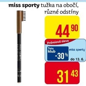 Tužka na obočí Miss sporty