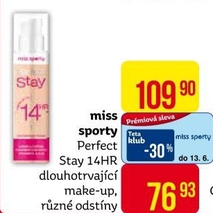 Make up Perfect Stay 14H Miss Sporty