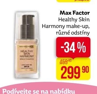 Make up Healthy Skin Harmony Foundation Max Factor