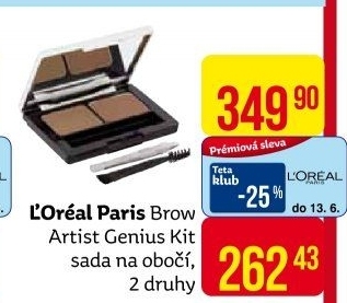 Set na úpravu obočí Brow Artist Genius Kit L'Oréal