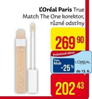 Korektor dlouhotrvající True Match L'Oréal